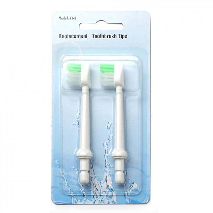Astuce de brosse à dents de Electric pour tous les types de Electric Irrigator oral (paquet de 2)